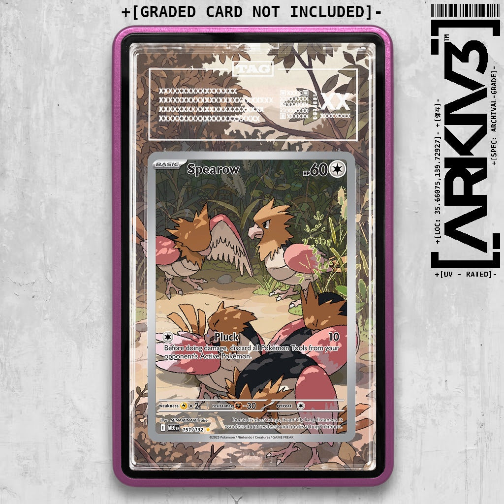 ARKIV3 TAG graded front - Purple