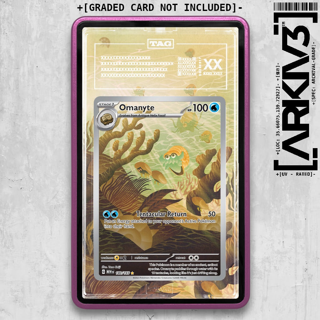 ARKIV3 TAG graded front - Purple