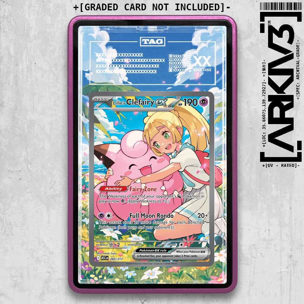 ARKIV3 TAG graded front - Purple
