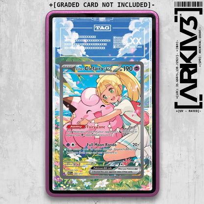 ARKIV3 TAG graded front - Purple