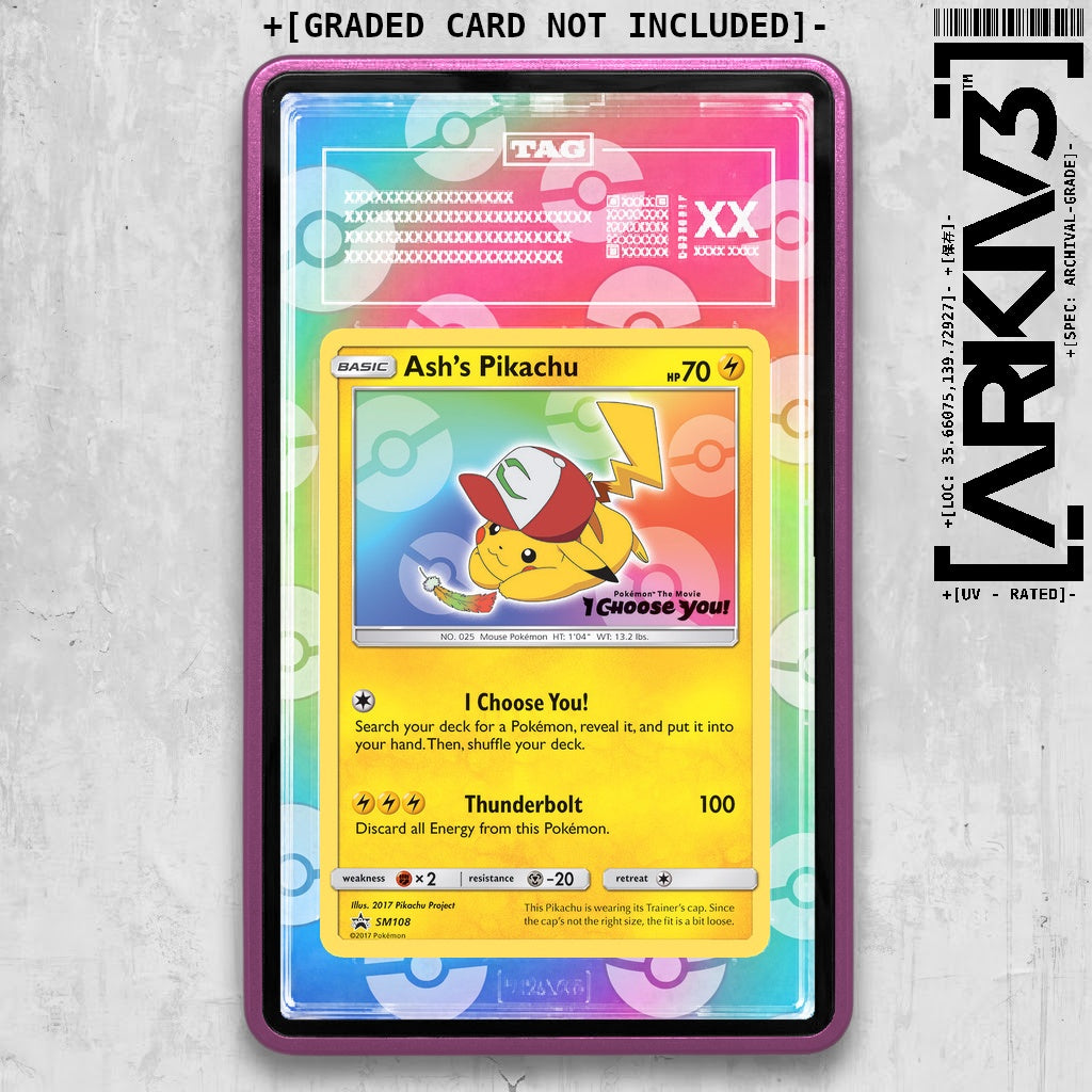 ARKIV3 TAG graded front - Purple