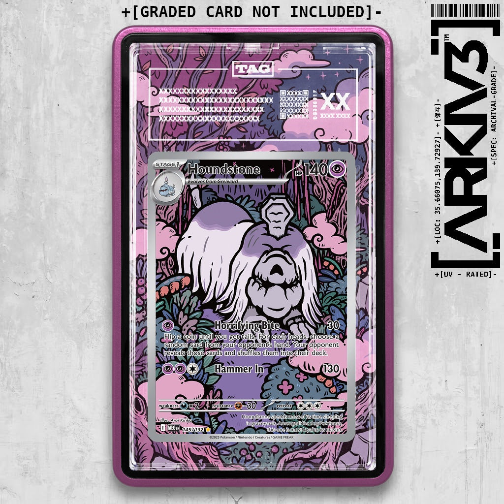 ARKIV3 TAG graded front - Purple