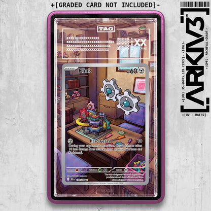 ARKIV3 TAG graded front - Purple