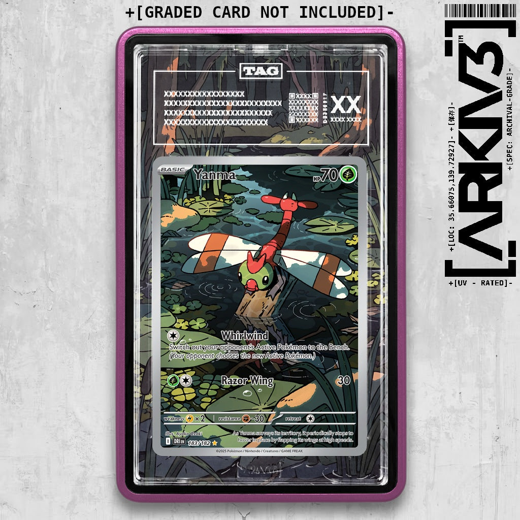 ARKIV3 TAG graded front - Purple