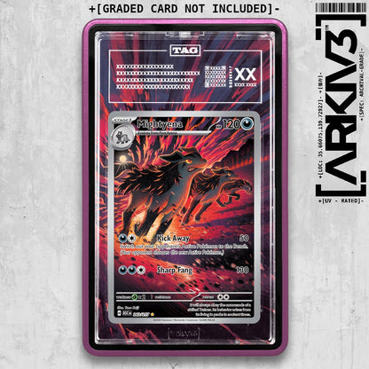 ARKIV3 TAG graded front - Purple