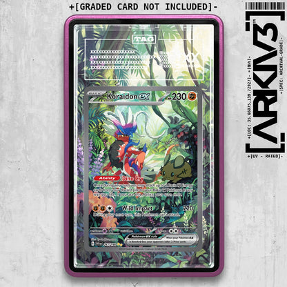 ARKIV3 TAG graded front - Purple