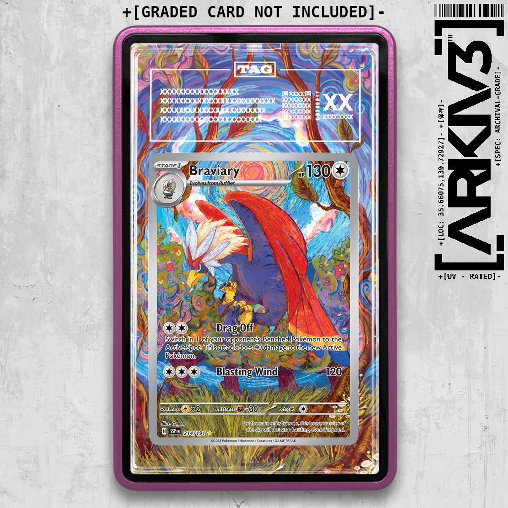 ARKIV3 TAG graded front - Purple