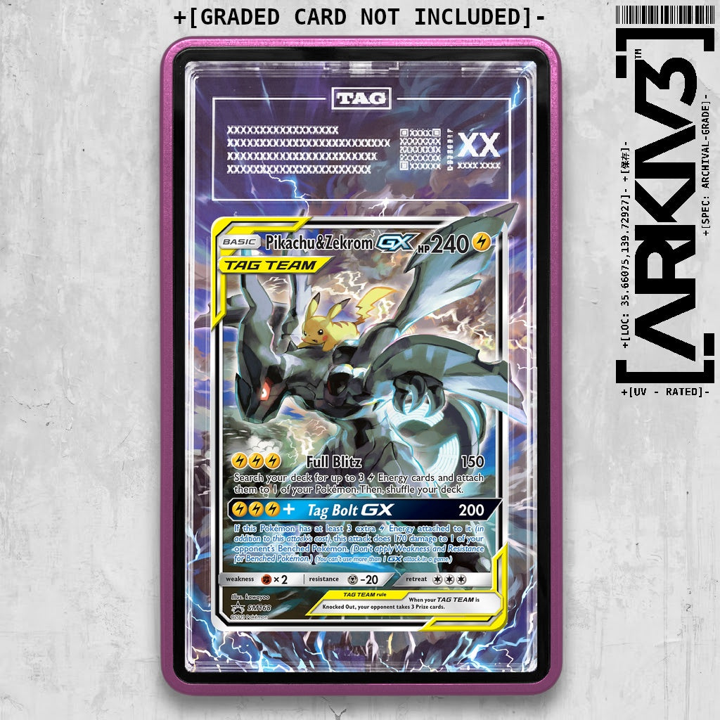 ARKIV3 TAG graded front - Purple