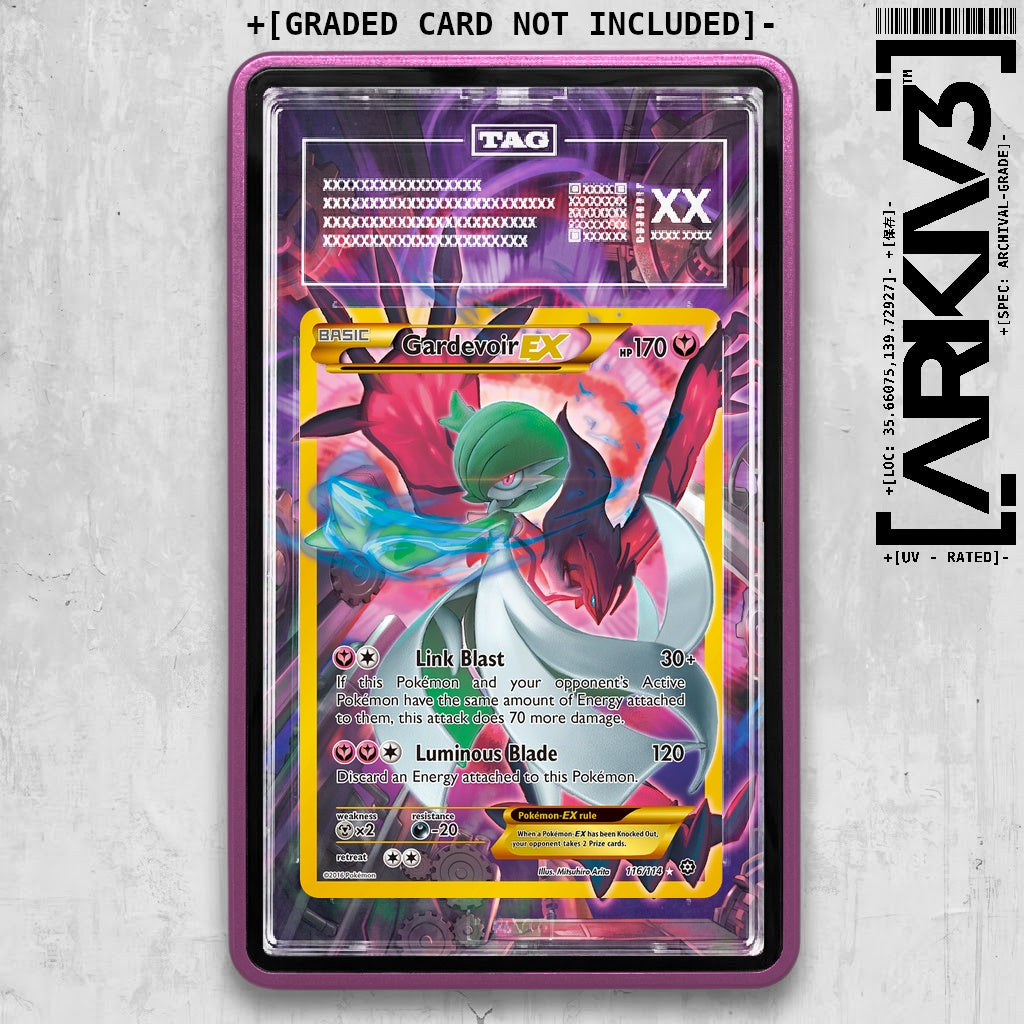 ARKIV3 TAG graded front - Purple