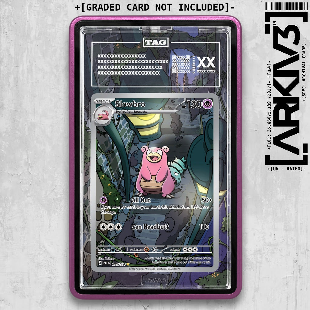 ARKIV3 TAG graded front - Purple