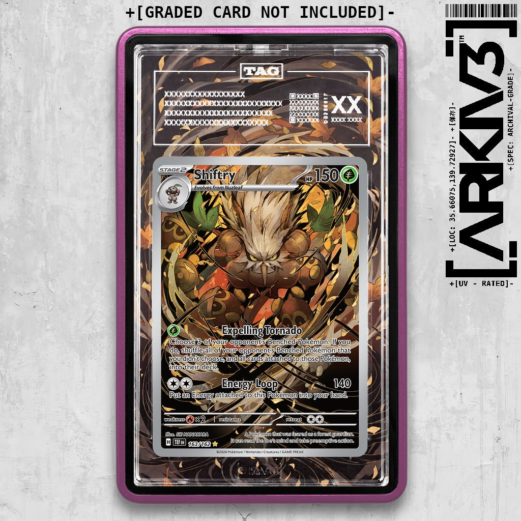 ARKIV3 TAG graded front - Purple