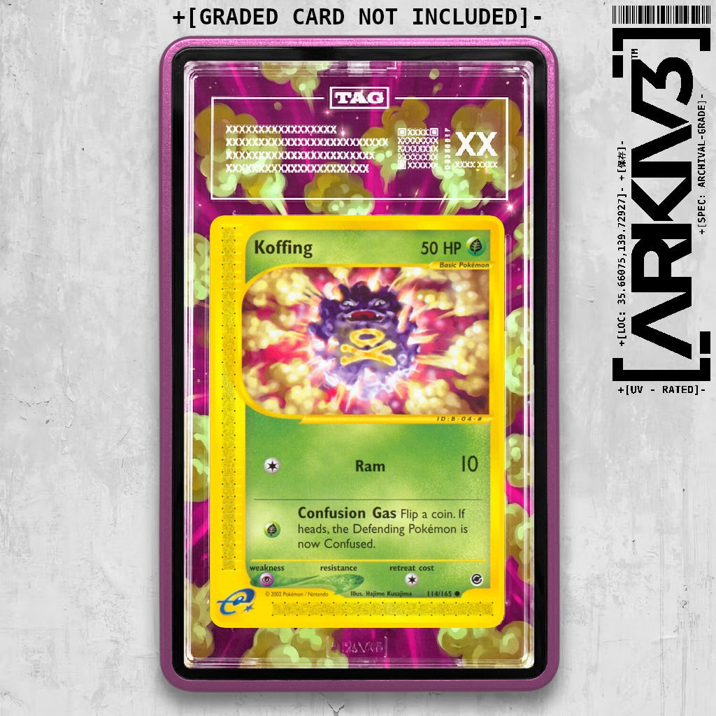 ARKIV3 TAG graded front - Purple