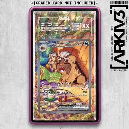 ARKIV3 TAG graded front - Purple
