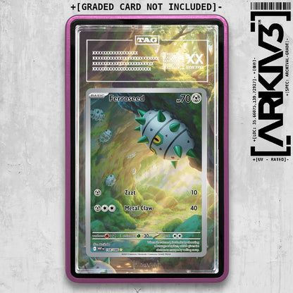 ARKIV3 TAG graded front - Purple