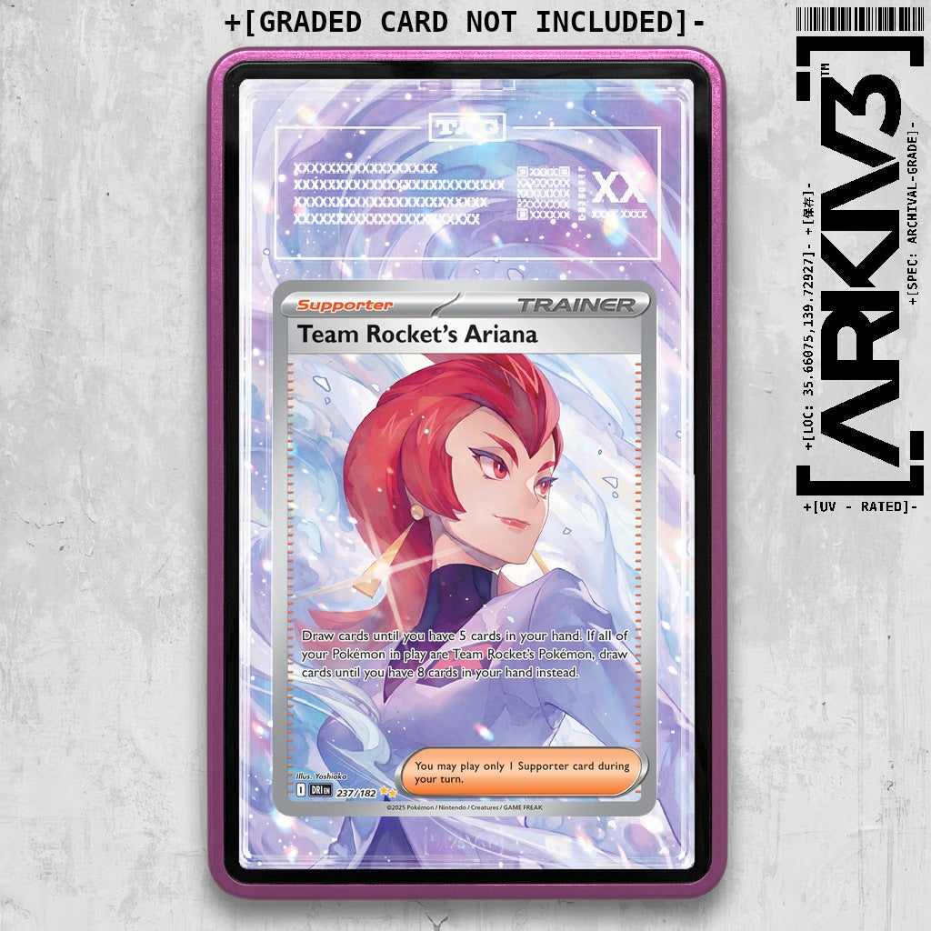 ARKIV3 TAG graded front - Purple