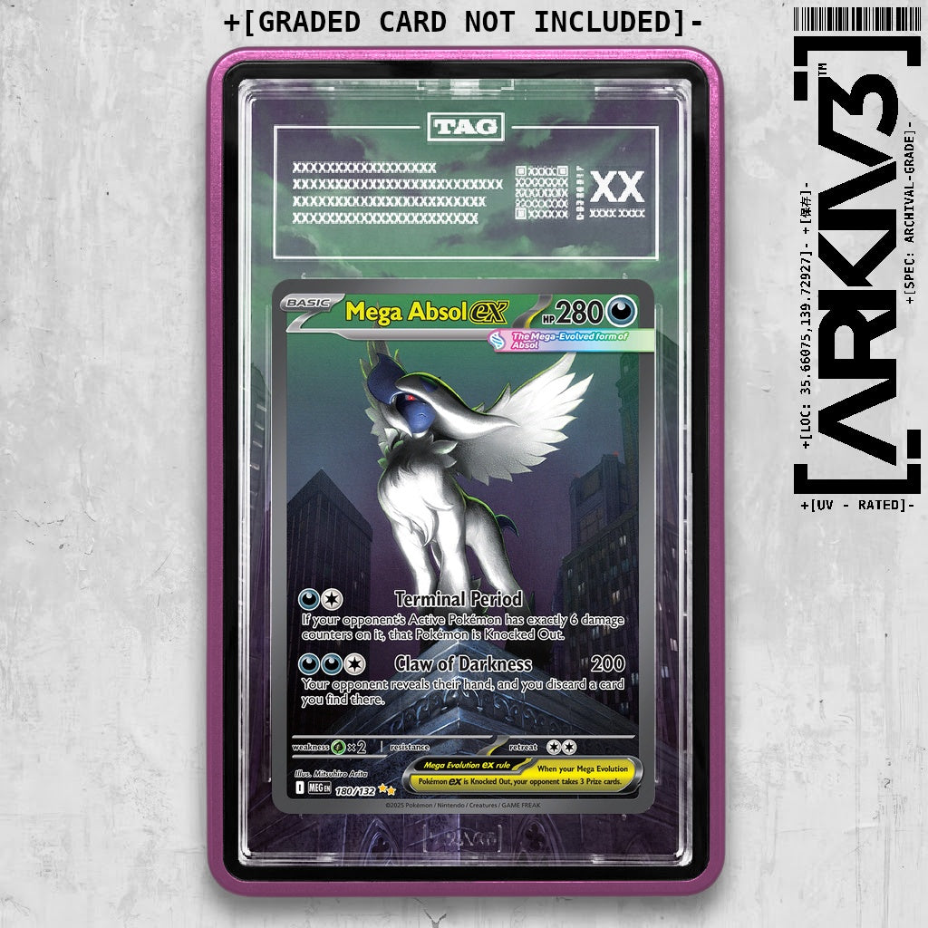 ARKIV3 TAG graded front - Purple