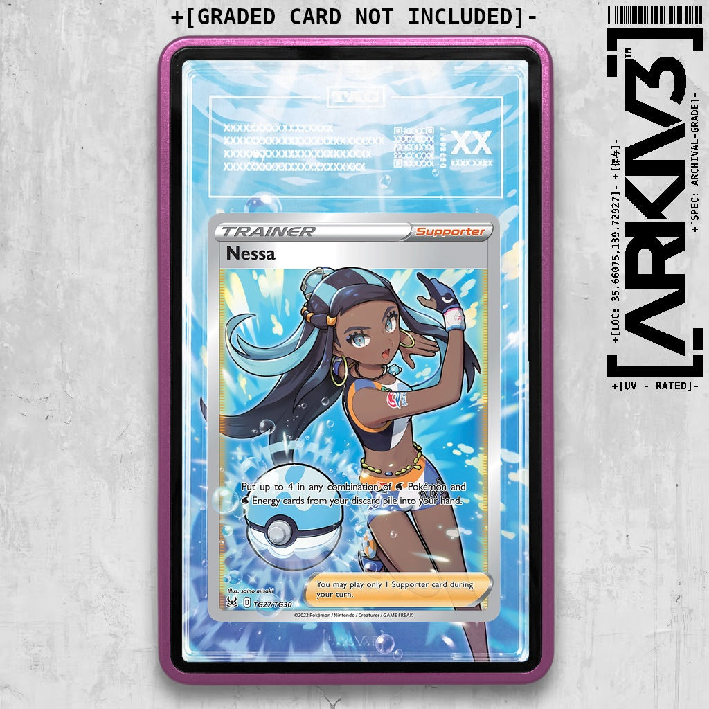 ARKIV3 TAG graded front - Purple