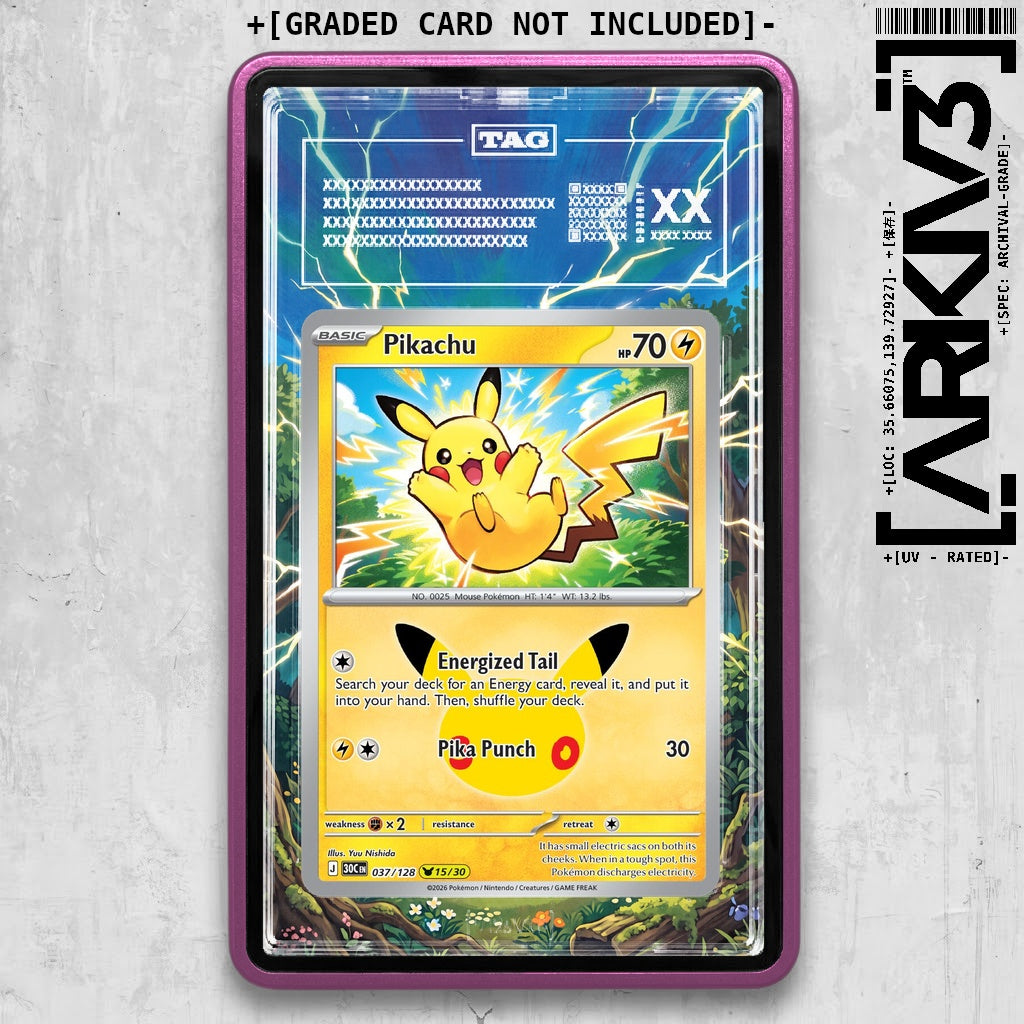 ARKIV3 TAG graded front - Purple