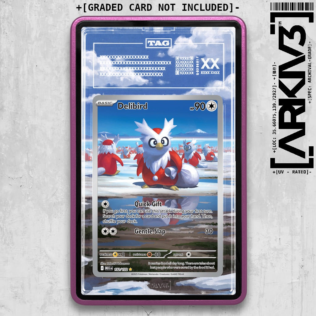 ARKIV3 TAG graded front - Purple