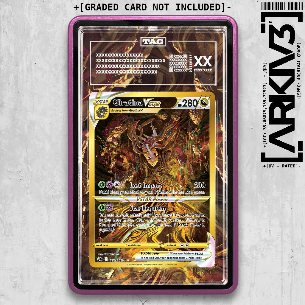 ARKIV3 TAG graded front - Purple