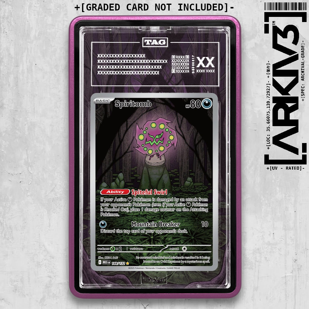 ARKIV3 TAG graded front - Purple