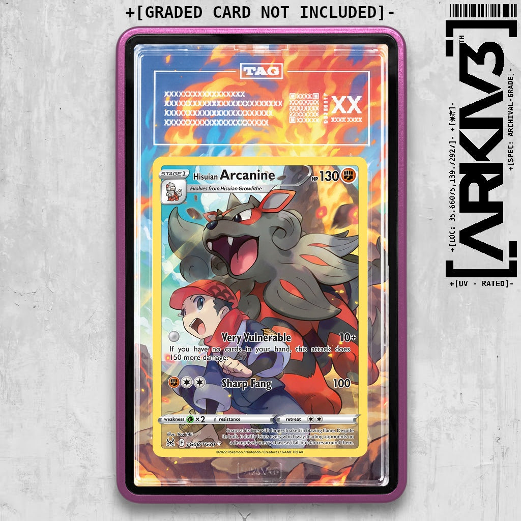 ARKIV3 TAG graded front - Purple