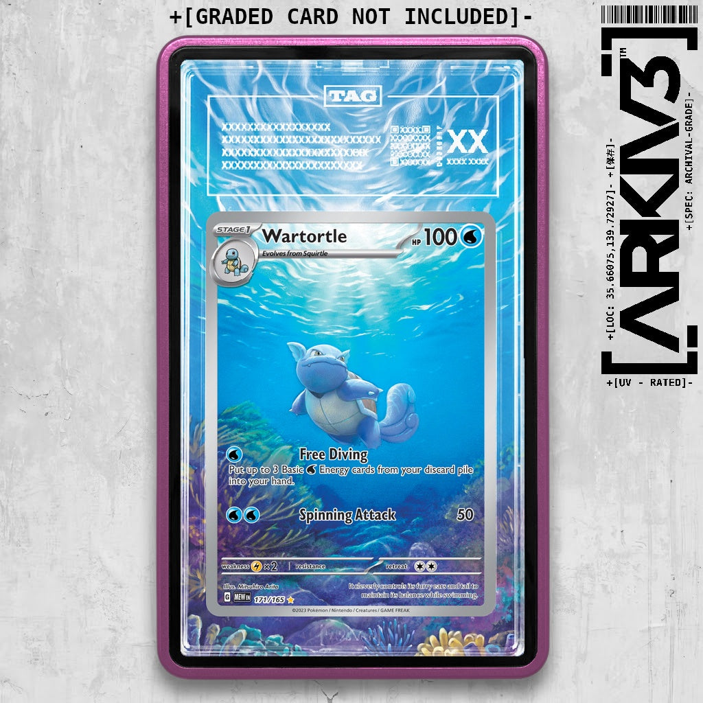 ARKIV3 TAG graded front - Purple