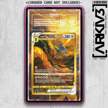 ARKIV3 TAG graded front - Purple