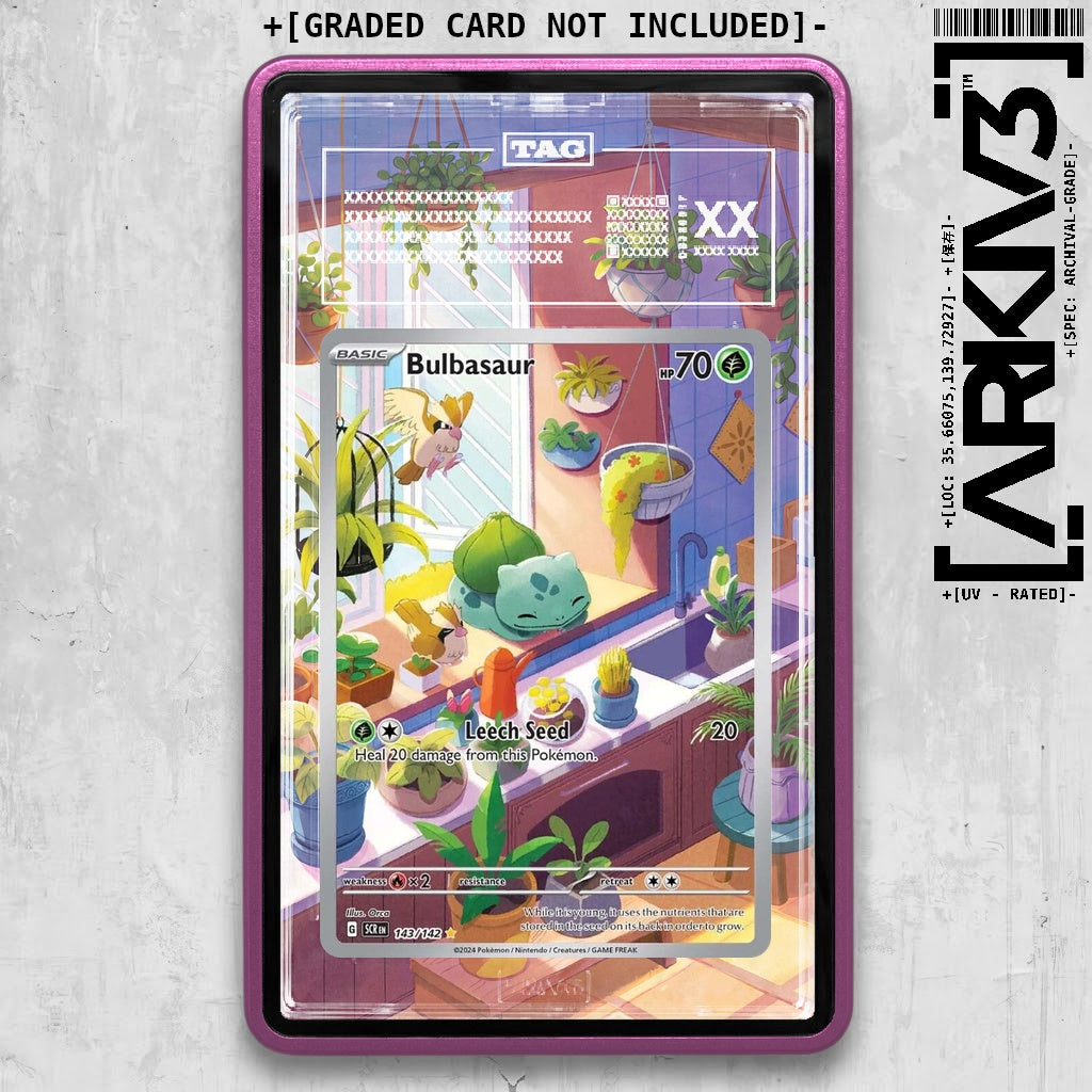 ARKIV3 TAG graded front - Purple