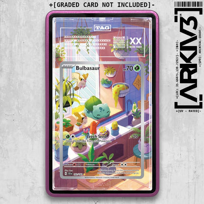 ARKIV3 TAG graded front - Purple