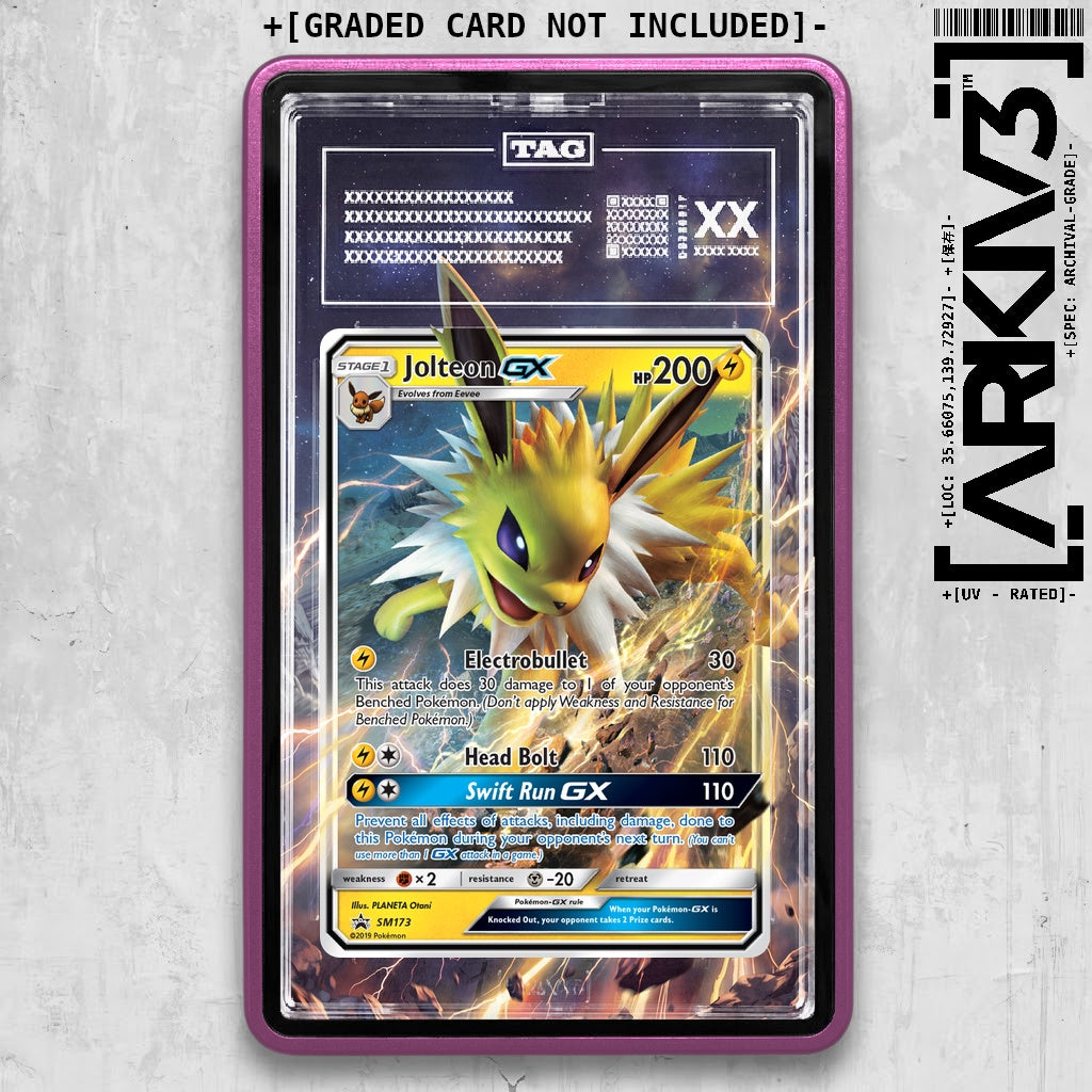 ARKIV3 TAG graded front - Purple