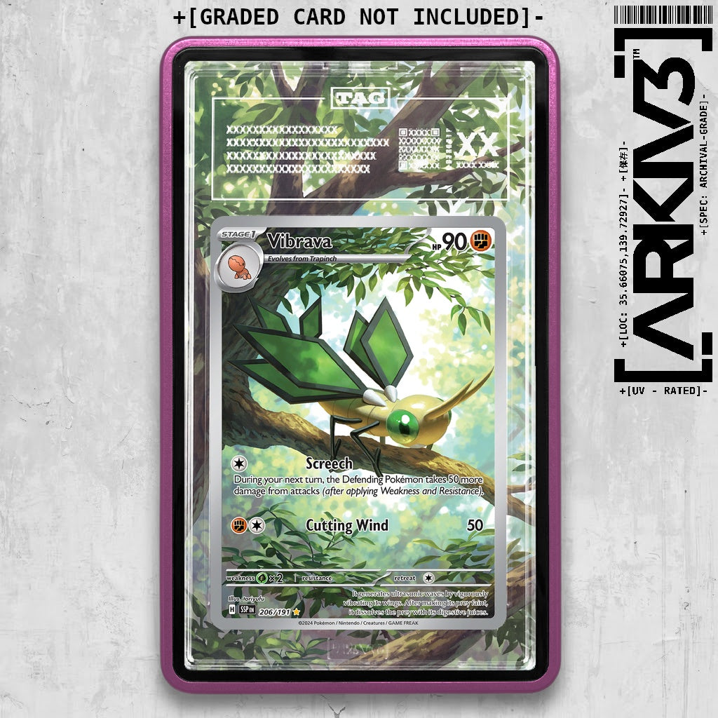ARKIV3 TAG graded front - Purple