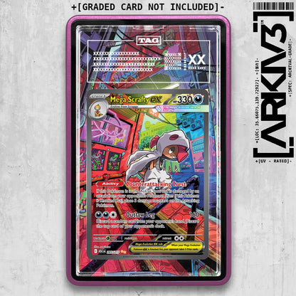 ARKIV3 TAG graded front - Purple