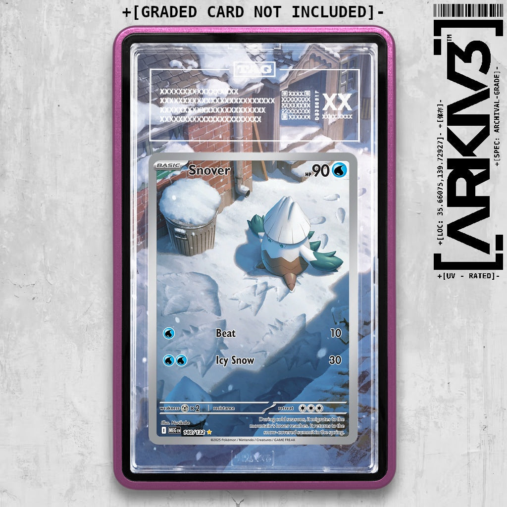 ARKIV3 TAG graded front - Purple