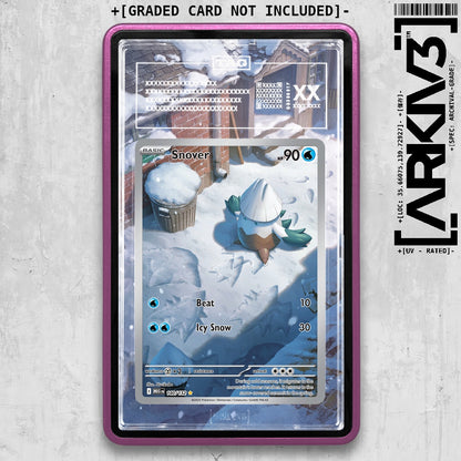 ARKIV3 TAG graded front - Purple