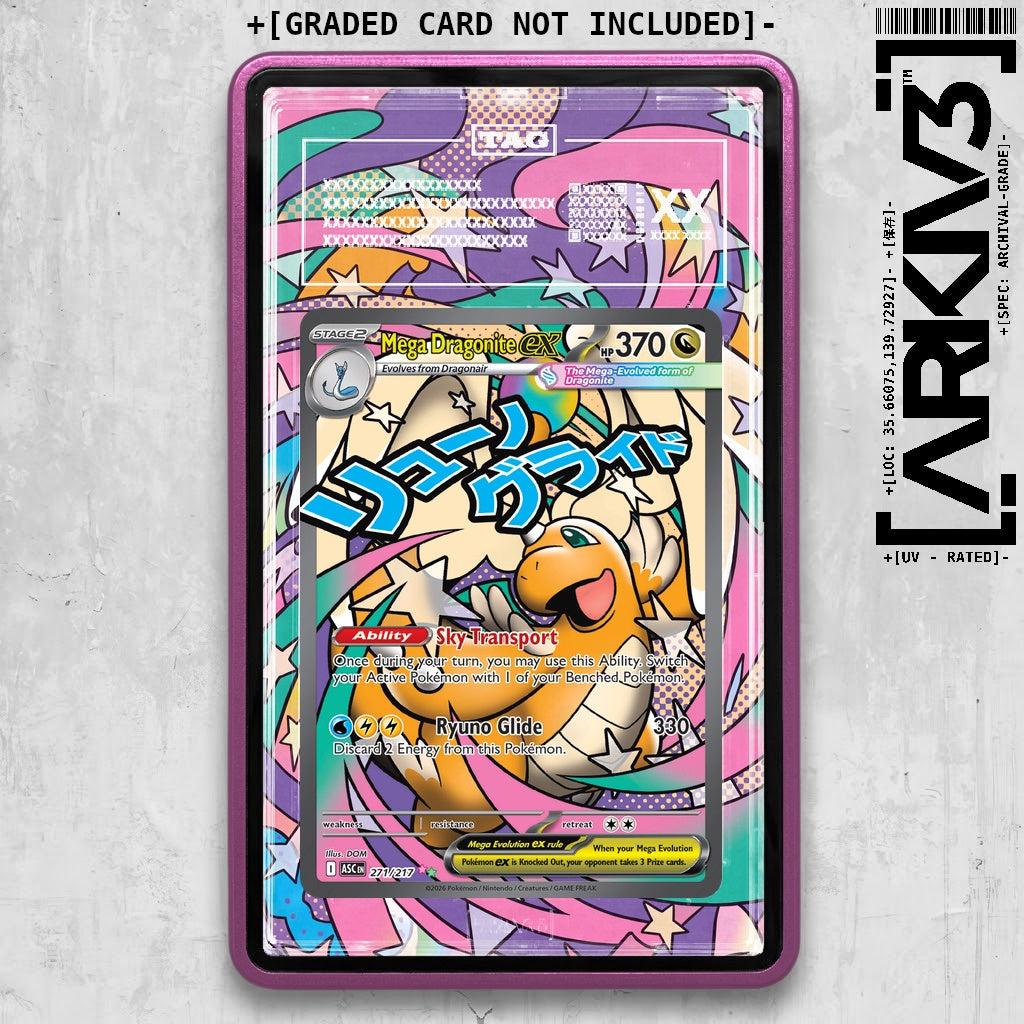 ARKIV3 TAG graded front - Purple