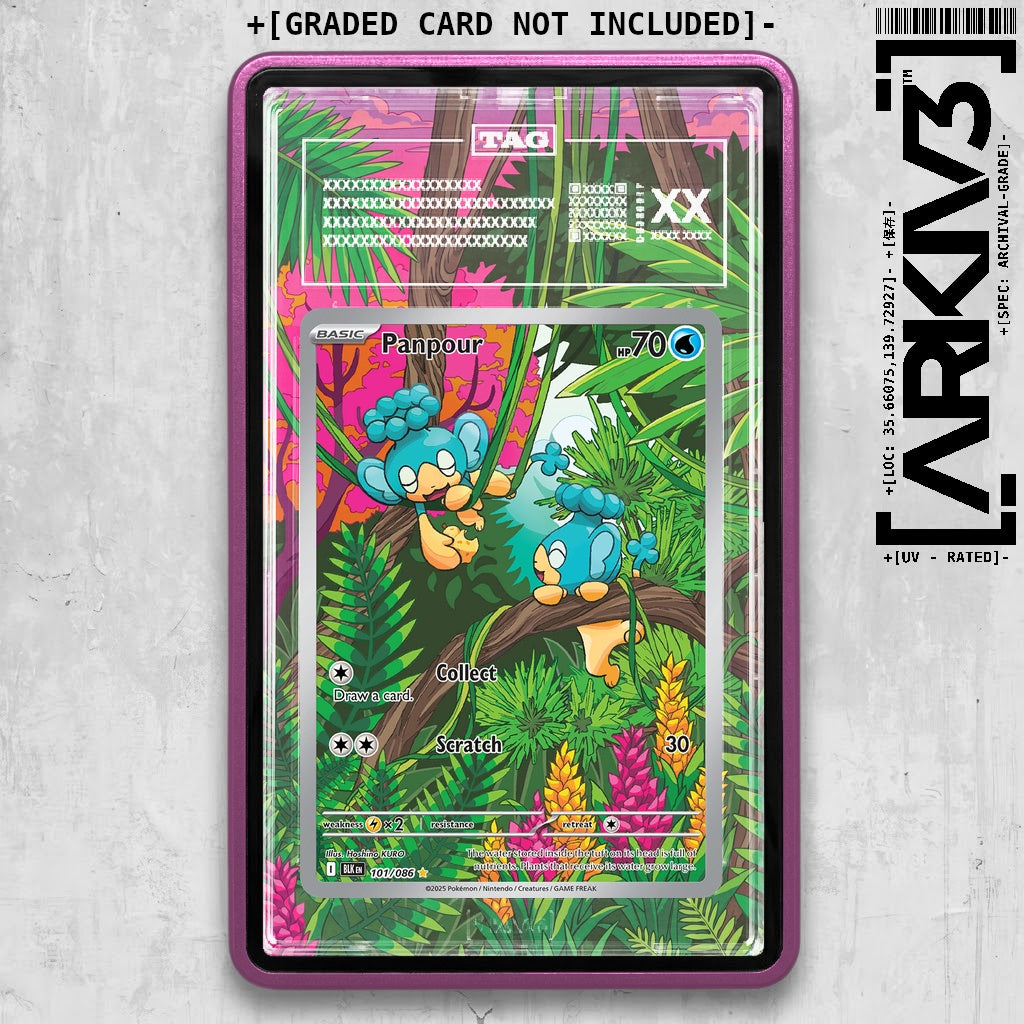 ARKIV3 TAG graded front - Purple