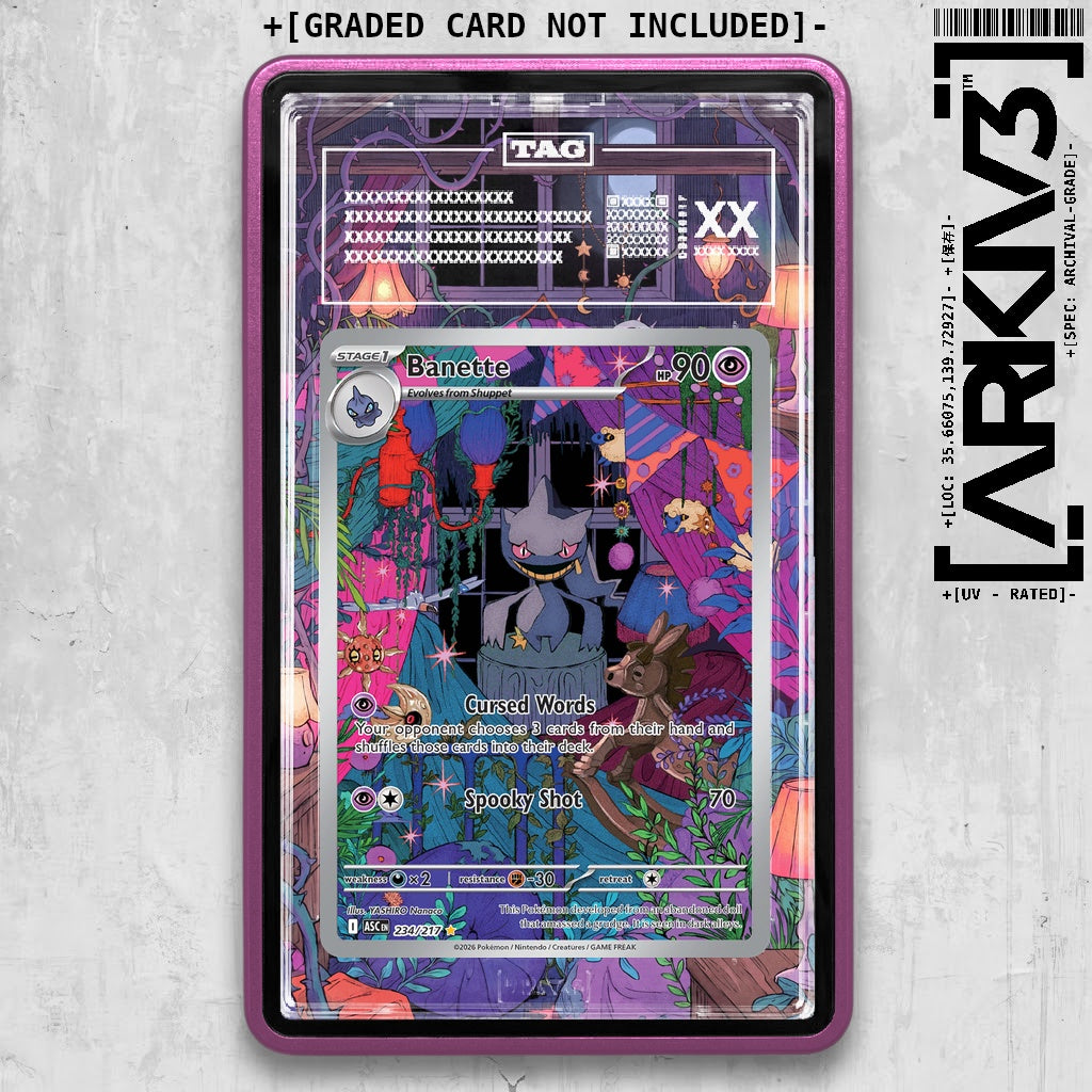 ARKIV3 TAG graded front - Purple