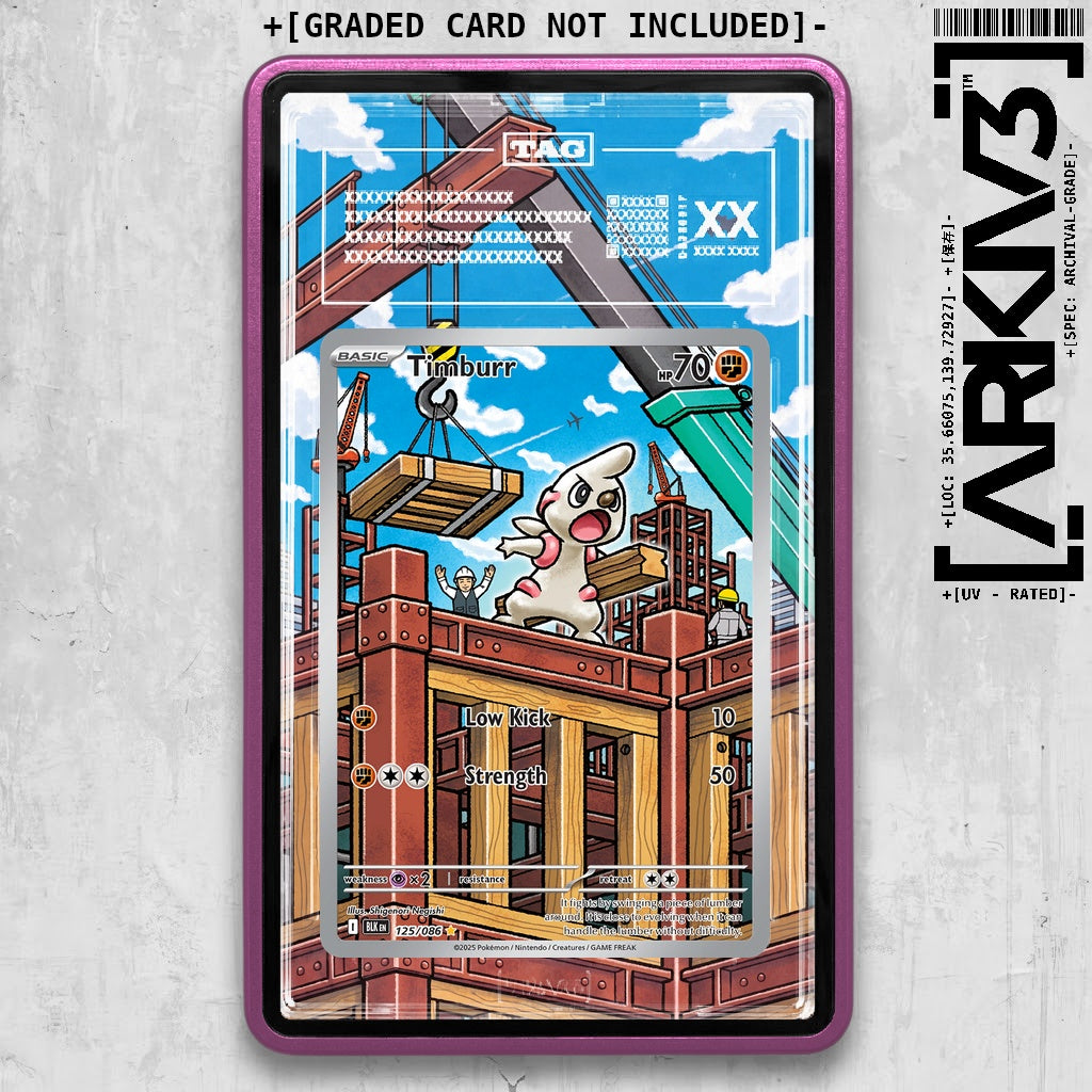 ARKIV3 TAG graded front - Purple