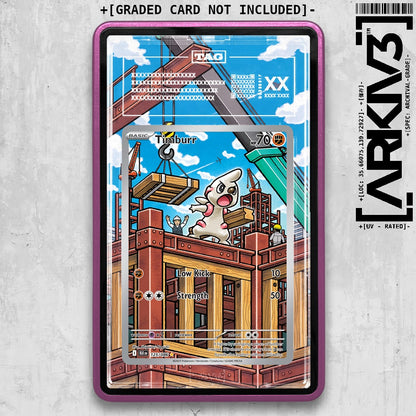 ARKIV3 TAG graded front - Purple