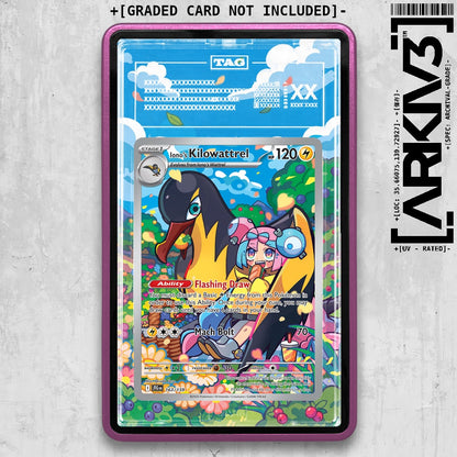 ARKIV3 TAG graded front - Purple