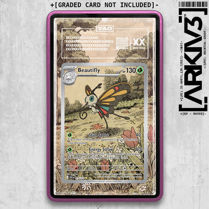 ARKIV3 TAG graded front - Purple