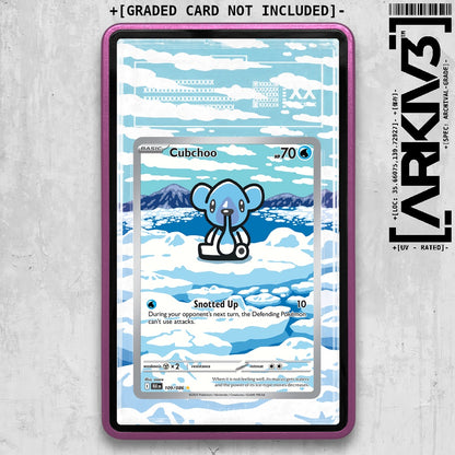 ARKIV3 TAG graded front - Purple