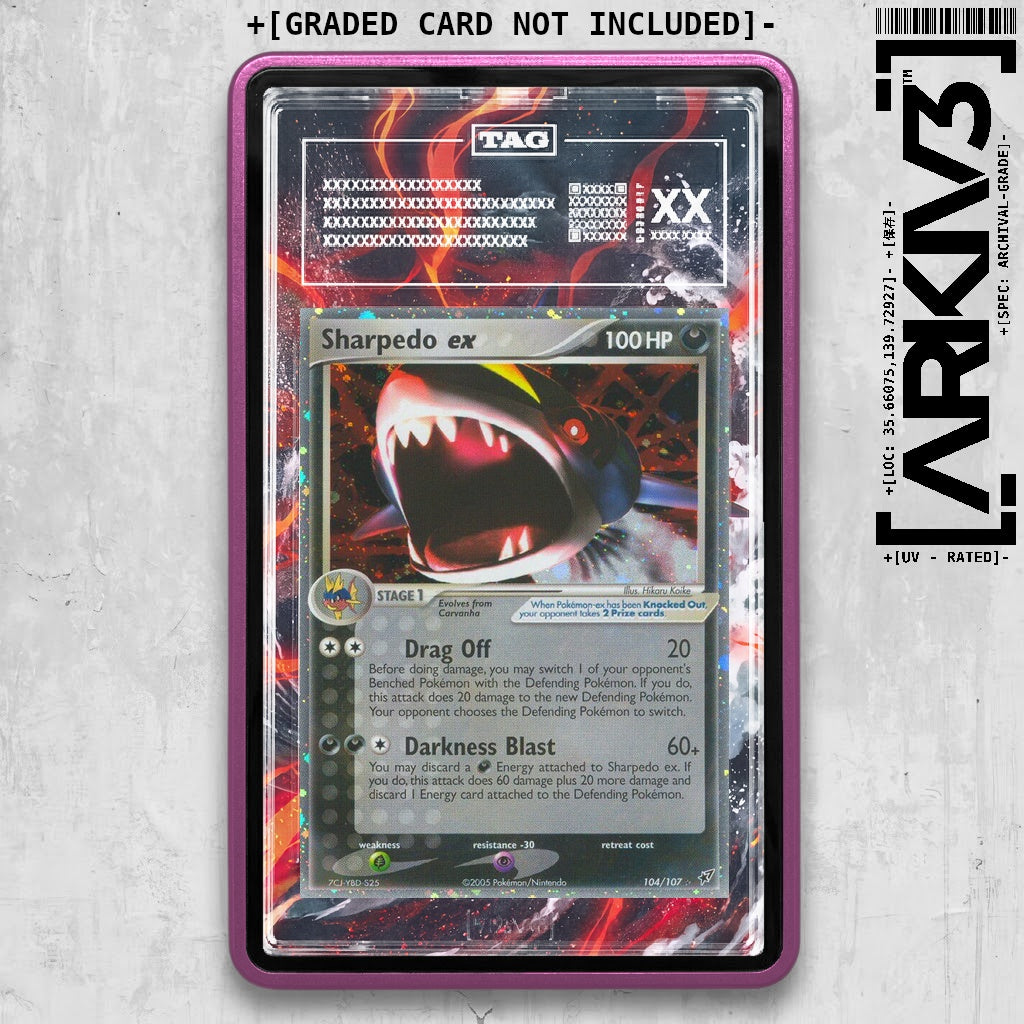 ARKIV3 TAG graded front - Purple