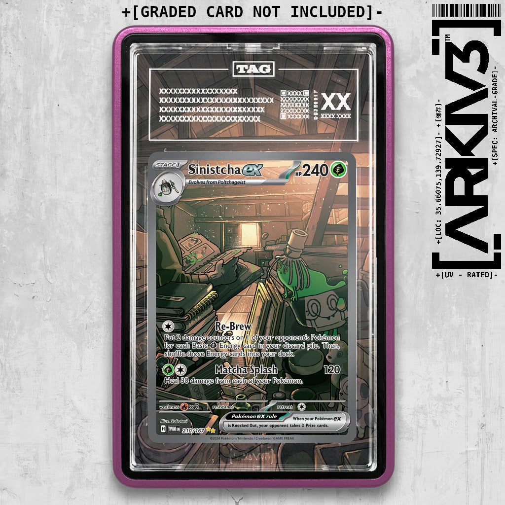 ARKIV3 TAG graded front - Purple