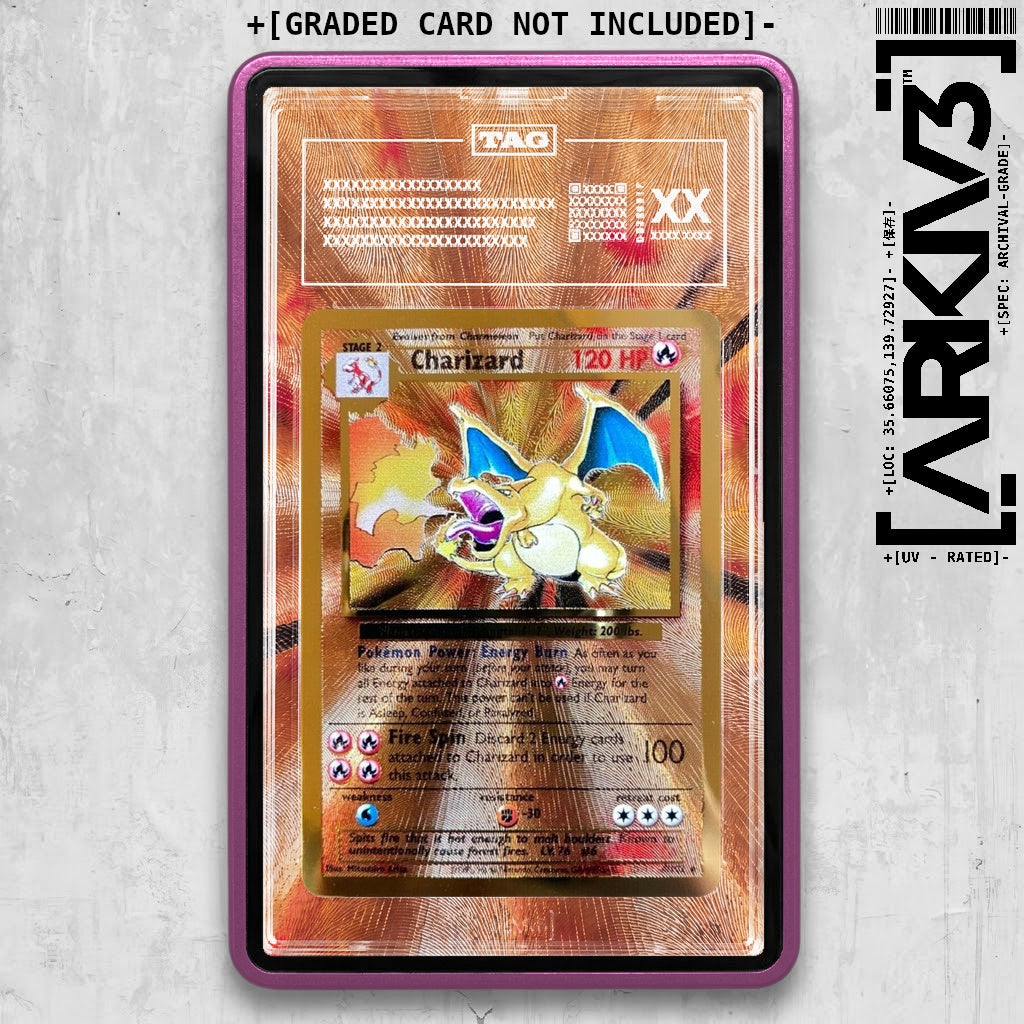 ARKIV3 TAG graded front - Purple