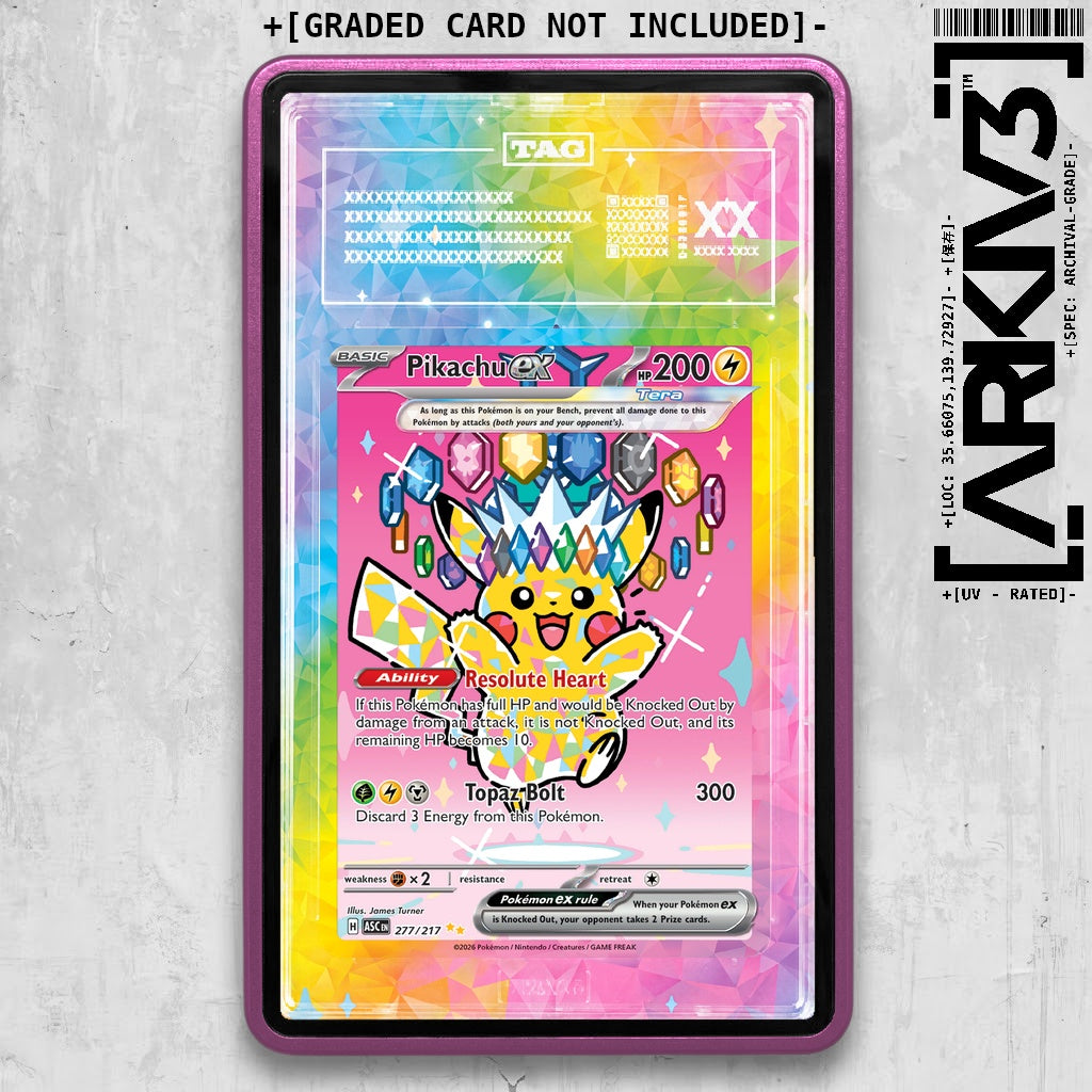 ARKIV3 TAG graded front - Purple