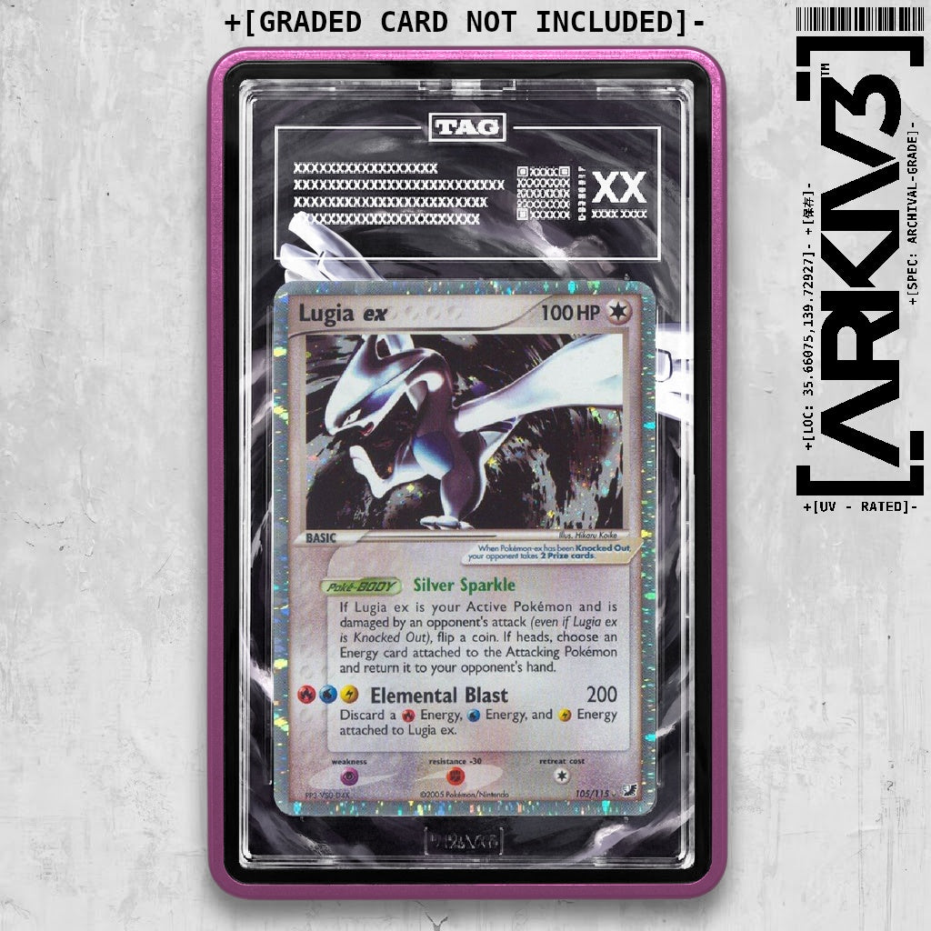 ARKIV3 TAG graded front - Purple