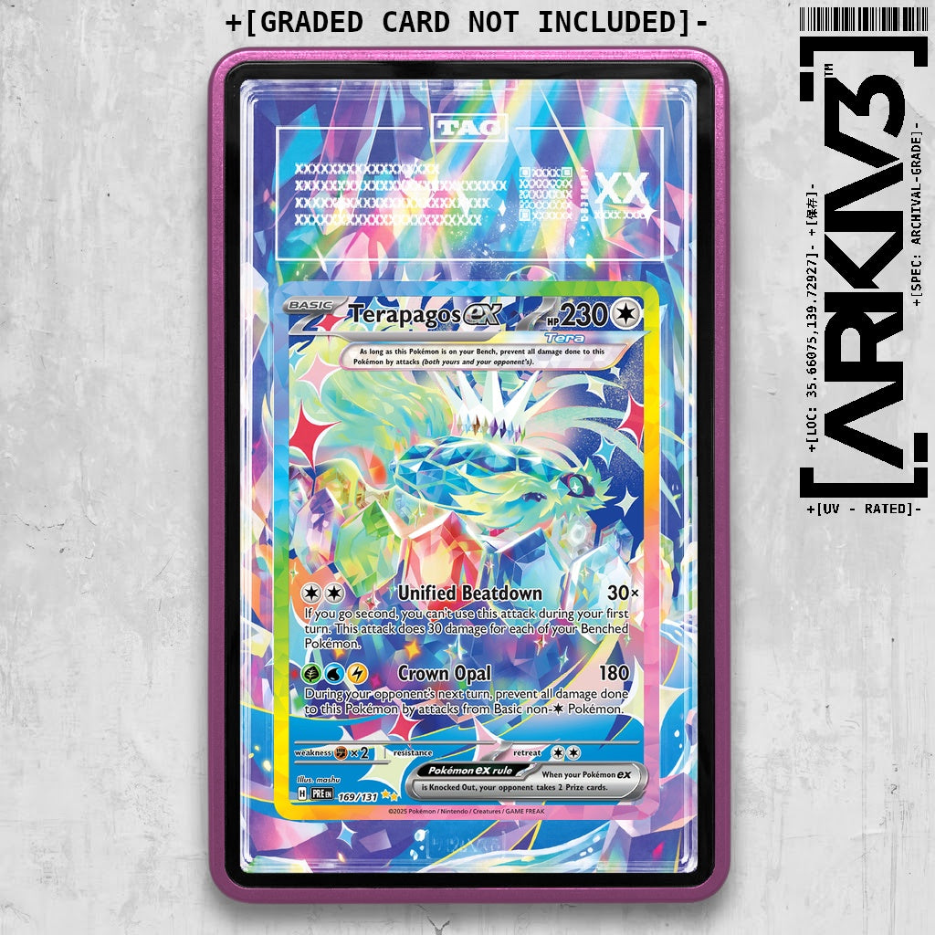 ARKIV3 TAG graded front - Purple