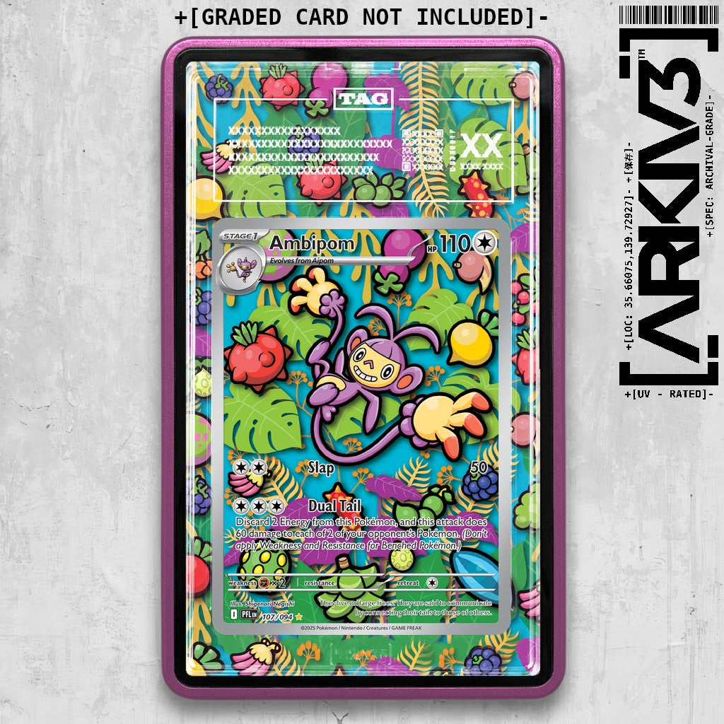 ARKIV3 TAG graded front - Purple